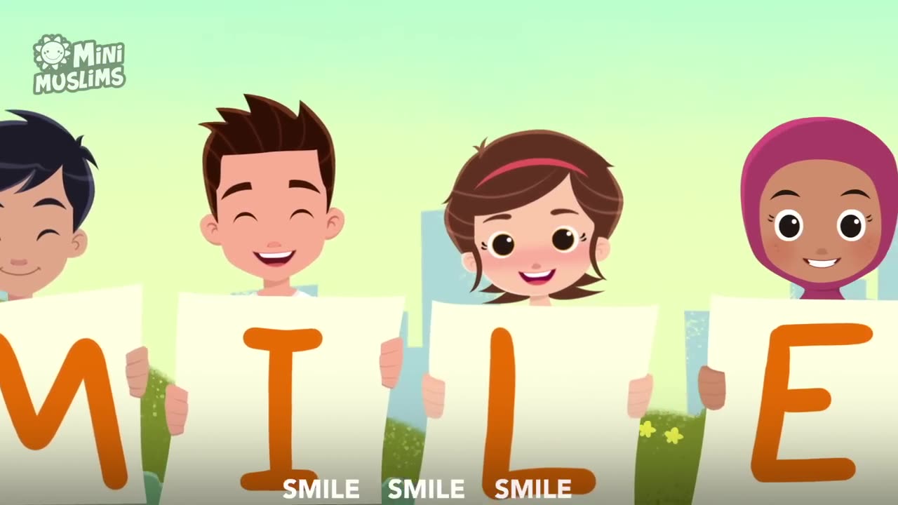 Muslim Song For Kids! It's Sunnah To Smile!!!