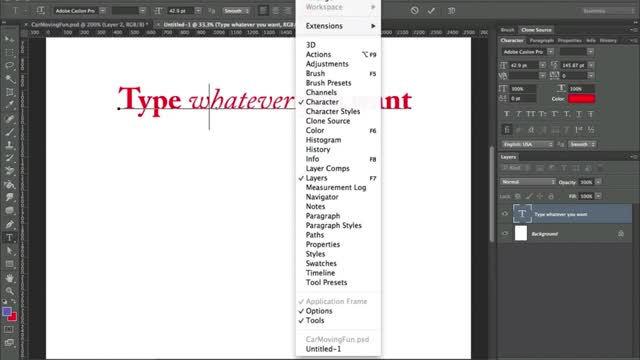 How to use the Type Tool in Photoshop-2