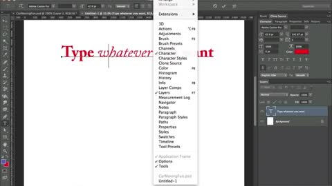 How to use the Type Tool in Photoshop-2