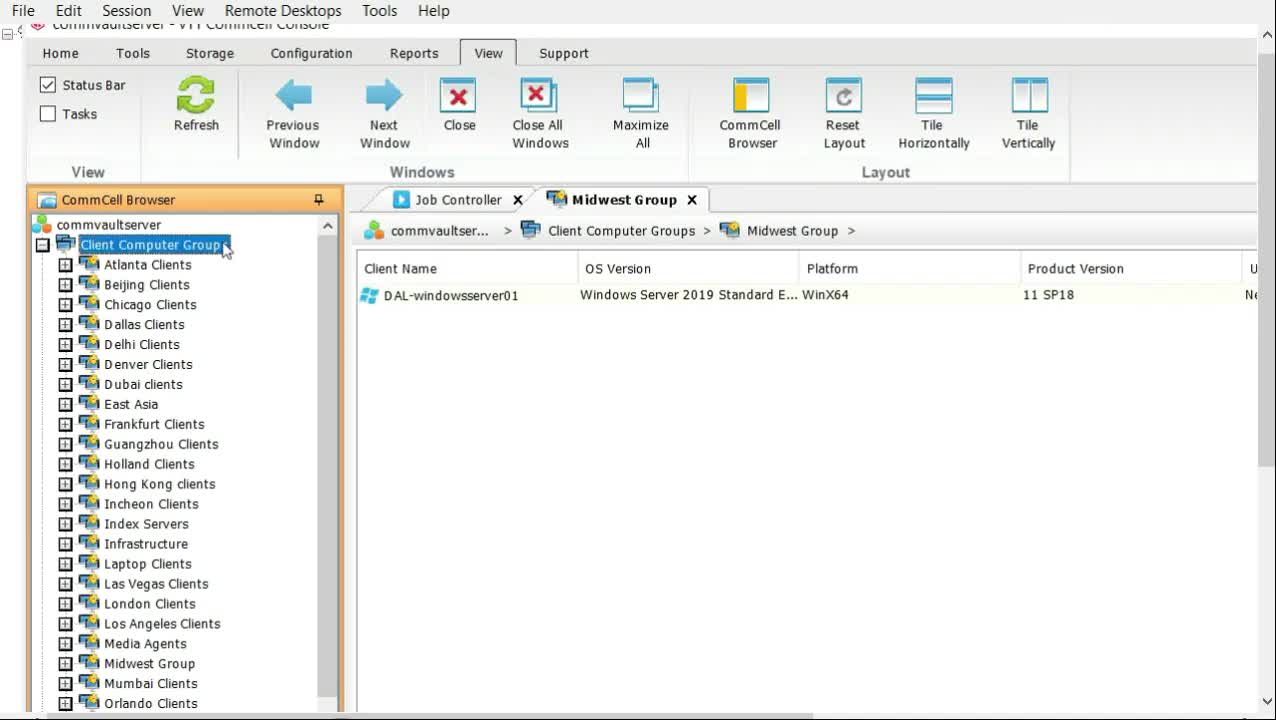 Creating many client groups in CommVault. #getajobinit