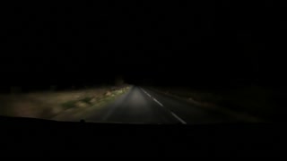 Night driving Dartmoor. GoPro. Speedlapse