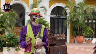 Artista del Centro Histórico de Cartagena relata su viviencias en medio de la pandemia