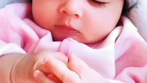 cute baby and our dream try not to laugh