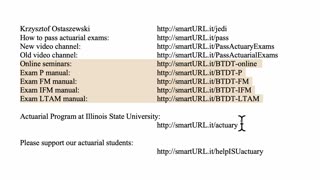 Exam P exercise for March 8, 2021