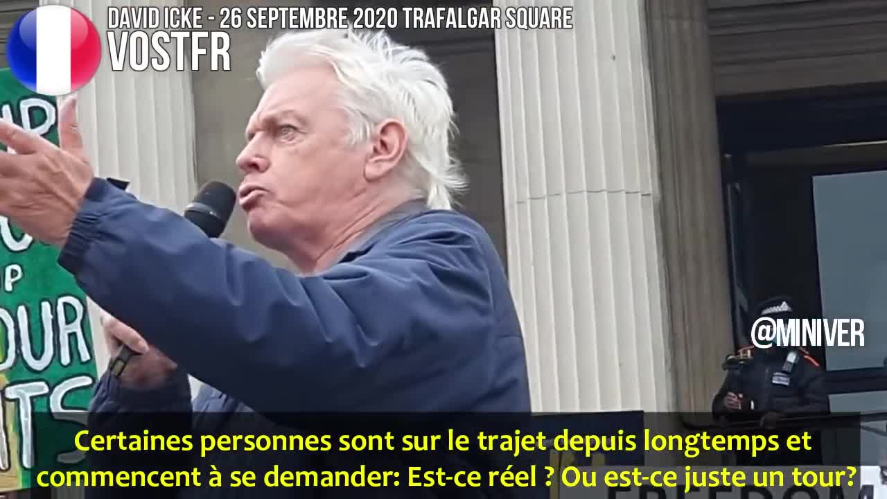 David Icke Discours lors du rassemblement 'Sauvons nos droits' Londres 26.09.2020 [VOSTFR]: