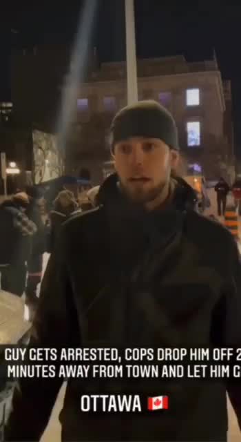 So they are arresting protesters in Ottawa. NOT charging them.