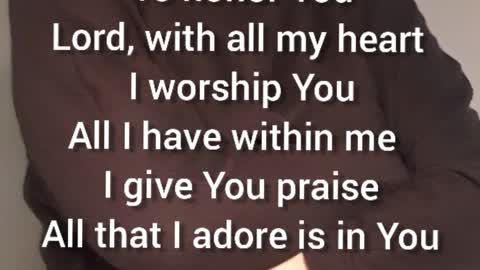 Lord I give You my heart (hillsong lyrics 한국어번역 세례요한)