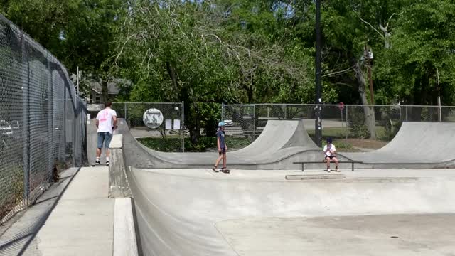 Kickflip Front Boardslide on the Greenfield quarter