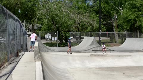 Kickflip Front Boardslide on the Greenfield quarter