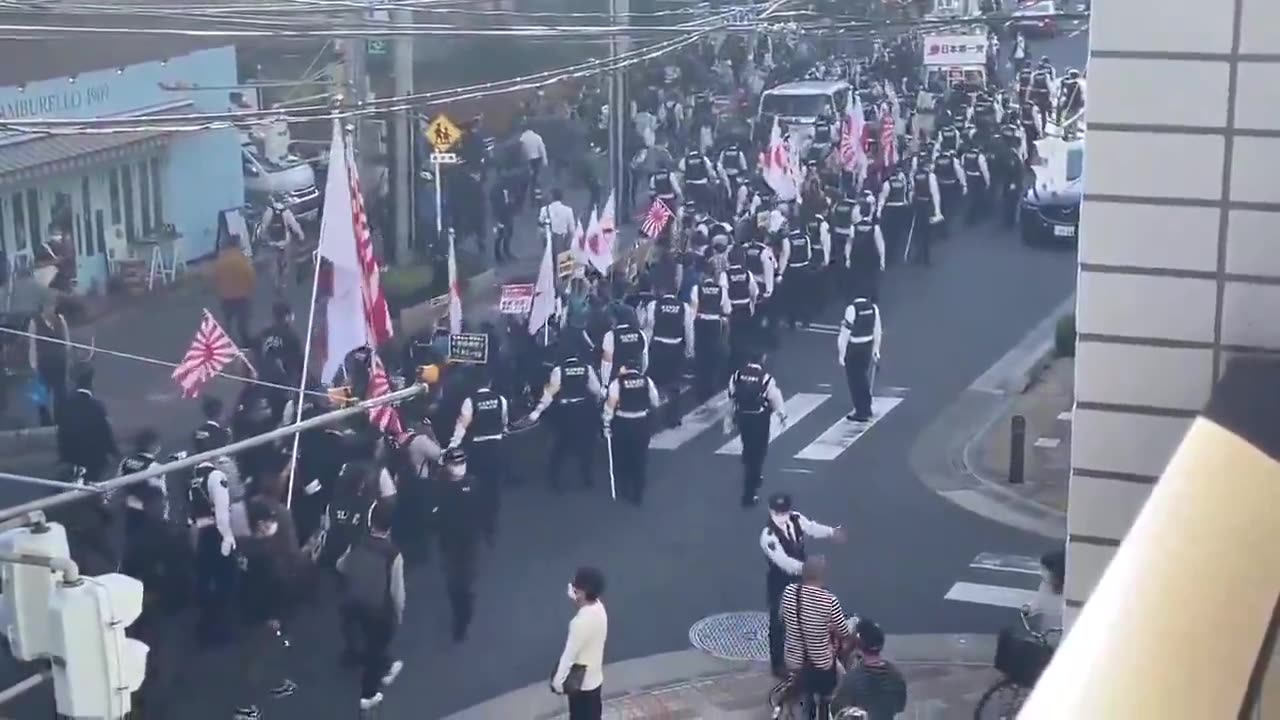 Japanese Protesting Illegal Aliens