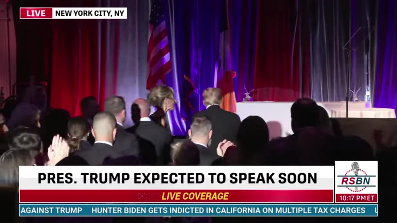 TRUMP TAKE THE STAGE IN NEW YORK CITY (president Donald headlines the 111th annual Gala 12/9/2023