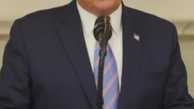 Sources say it took Trump an hour to record a nearly 3 minute video