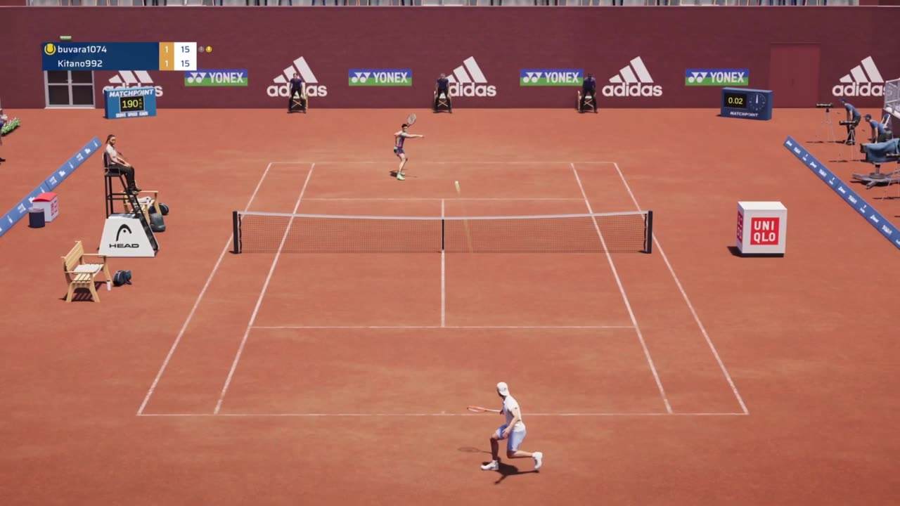 Top Spin 2K25 Federer Tweener Online Match