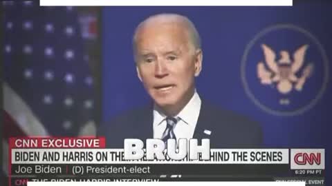 Biden says too much