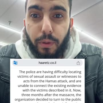 ISRAEL STRUGGLE WITH VICTEMS AND WITNESSES OF SEXUAL ATTACK ON 7/10/23