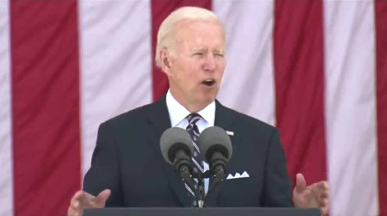Biden: "Democracy is not perfect. It's never been good...perfect."
