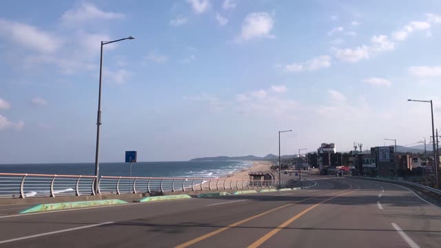 The beautiful sea of ​​Korea. Yangyang