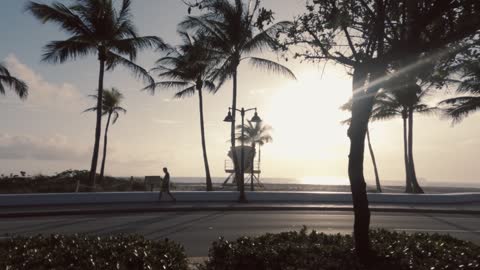 Driving road trip beaches Los Angeles California