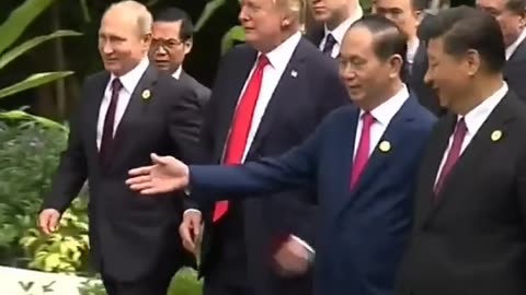 Vladimir Putin with Donald Trump