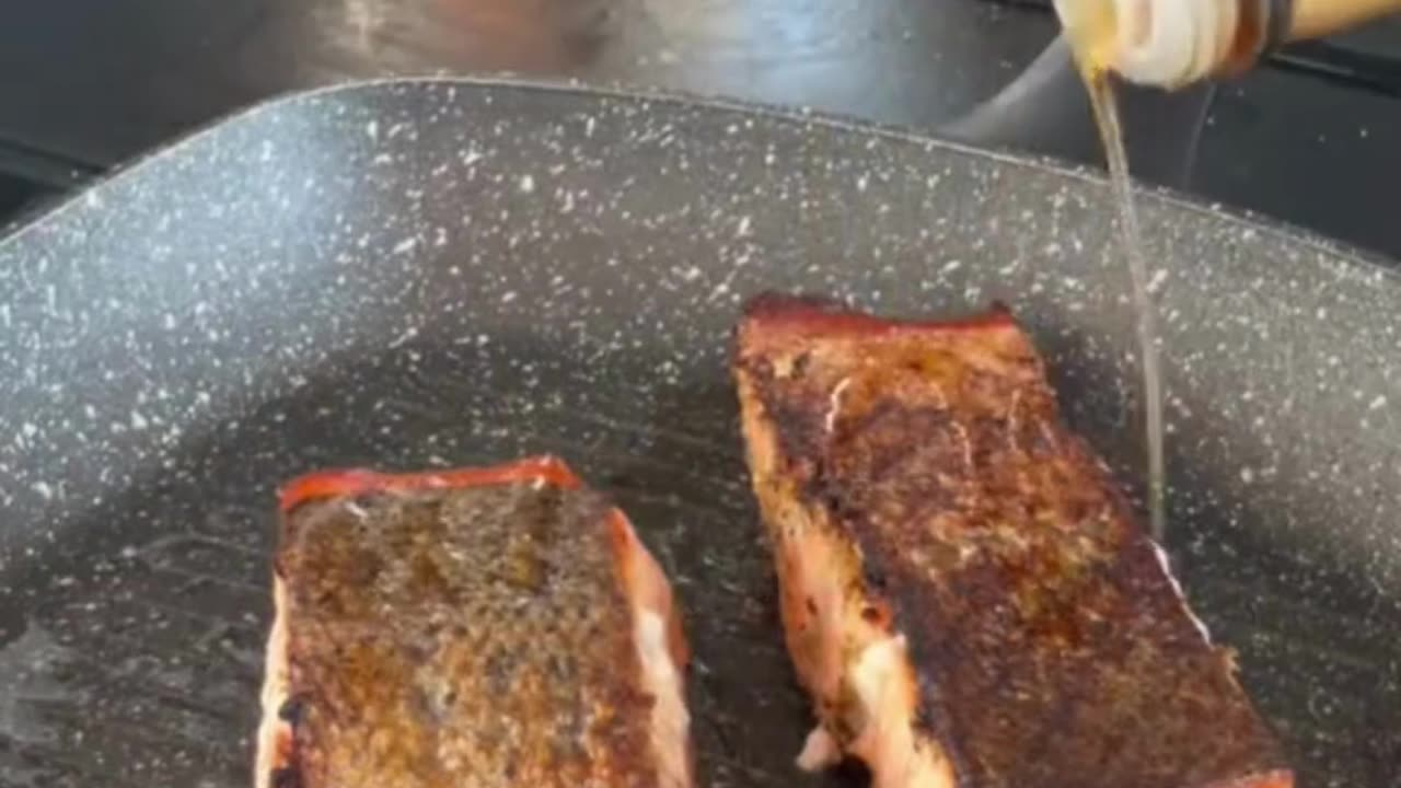 How to make an appetizing Salmon with mashed potatoes🐟🍄🥔