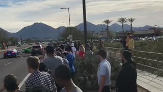 Sports Car Swerves in Scottsdale