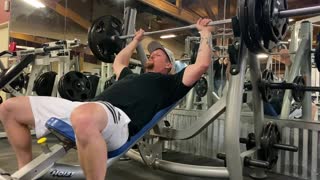 Incline Bench Press 275 lbs.