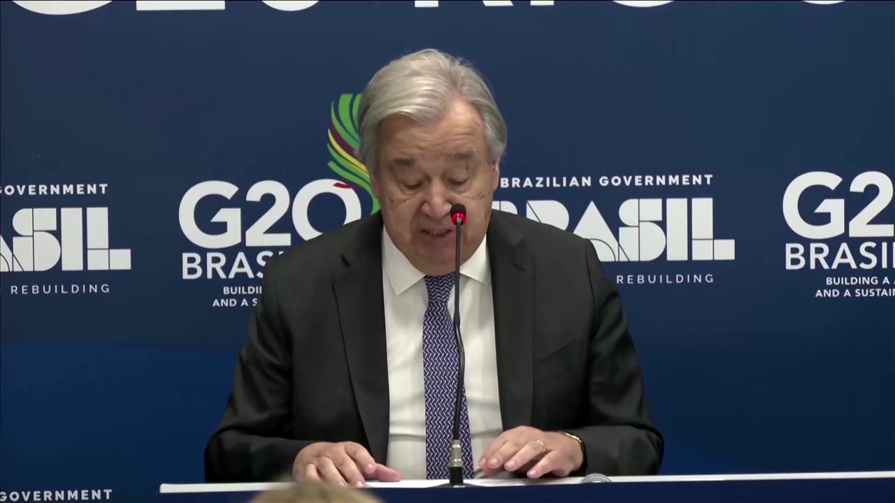 G20: UN chief tells leaders to lead the world out of crisis