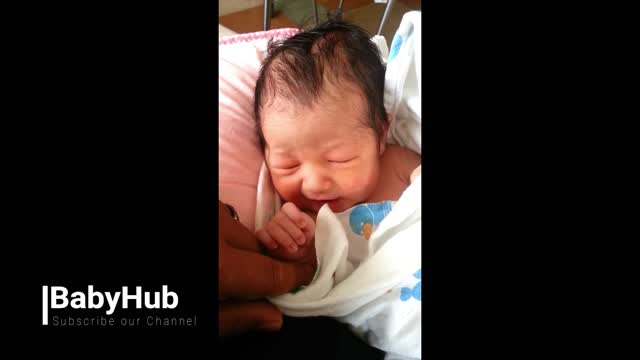 Cute Baby First Sneeze