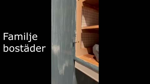 Familjebostäder. Målare som har klantat sig