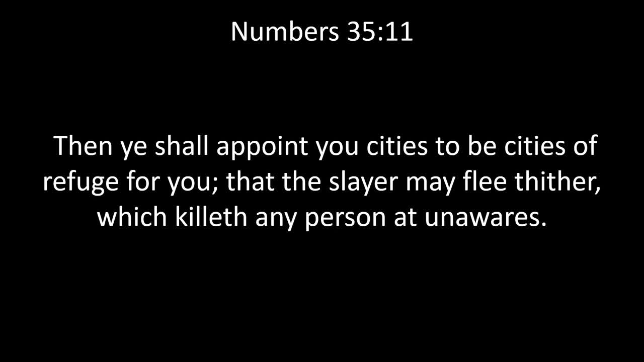 KJV Bible Numbers Chapter 35