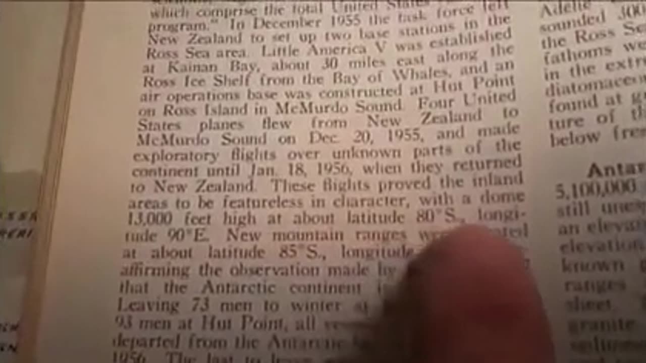 1958 ENCYCLOPEDIA 🗺 ADMITS THEY FOUND THE DOME