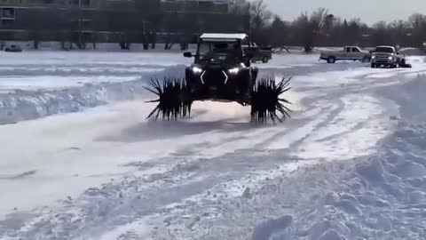 Unique snowmobile