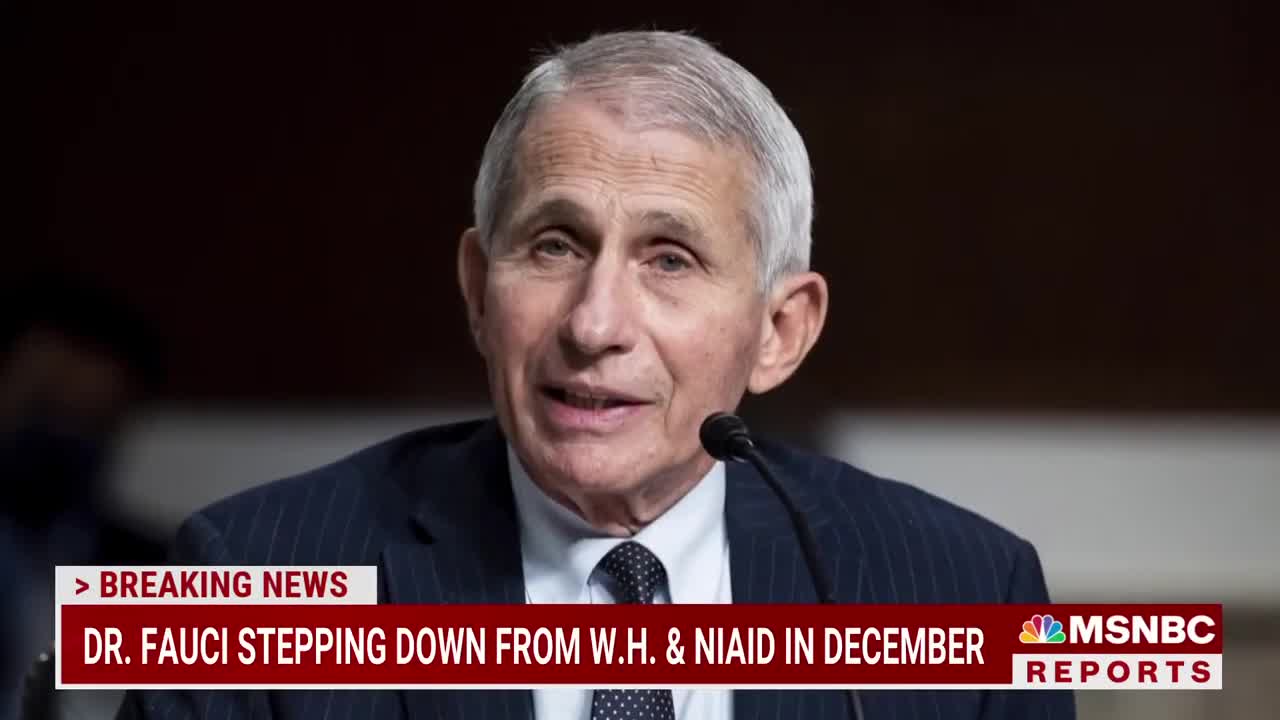 NAZI DR Fauci going to be running for the hills BREAKING: Dr. Fauci to Step