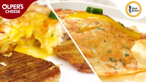 Crispy cheese fried egg recipe