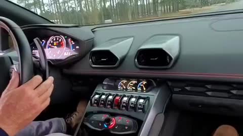 Lamborghini huracan take off