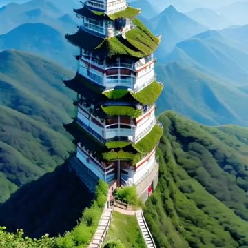 ANCIENT PAGODA ON MOUNTAIN