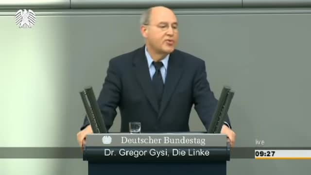 Gregor Gysi, DIE LINKE - Ukraine 2014 - Es gibt nur den Weg der Diplomatie