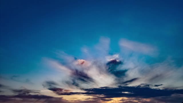 Nature Scenery, Sunset, Clouds | 4K Nature Free stock footage