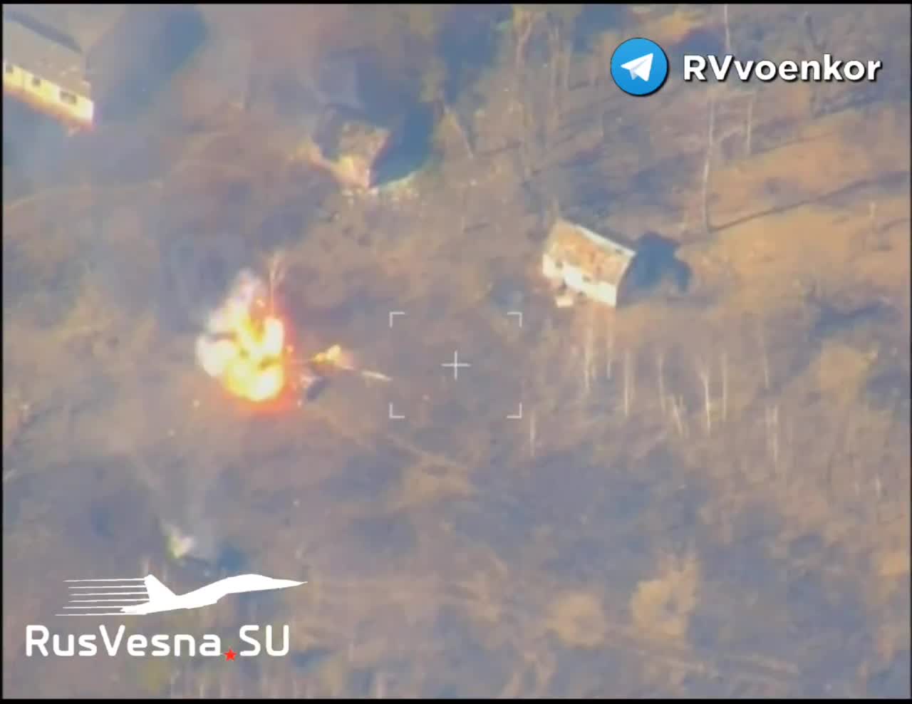 Destruction of a Ukrainian tank near Chernihiv