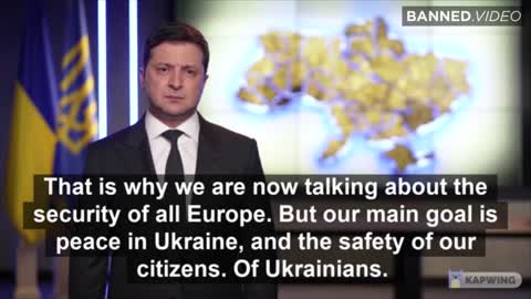 BREAKING VIDEO Ukrainian President Zelenskyy Delivers Speech to Russian Citizens.