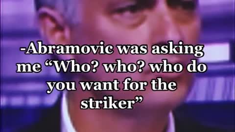 What Jose Morinho told to Mr Abramovic to buy Drogba.