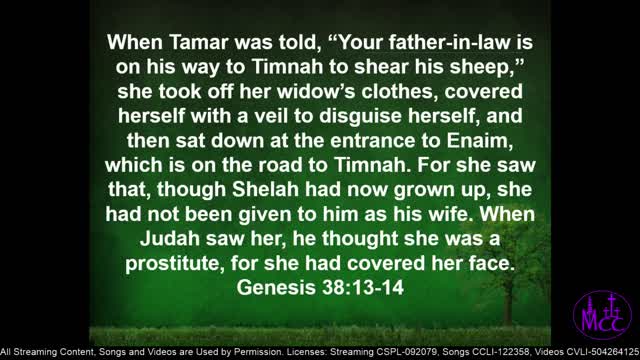 Judah and Tamar - Gen 38 - Mike Kennedy