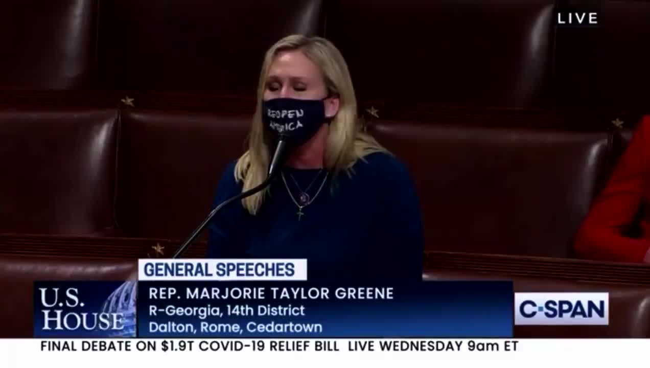 Rep. Marjorie Greene States That "Gun Rights Are American Rights"
