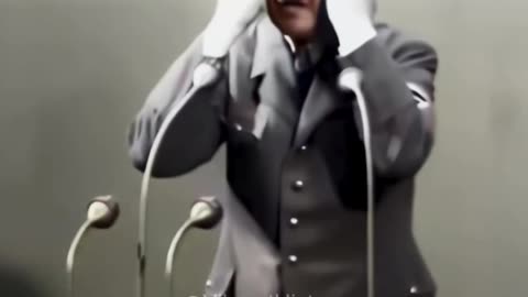 Adolf Hitler Speech in 1935 #colorized #upscaled #historical #germany