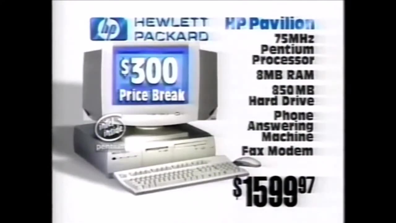 1996 Circuit City HP Pavilion Computer Commercial