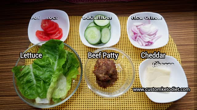 CheeseBurger Lettuce Wrap Beef Keto - Diet Recipe