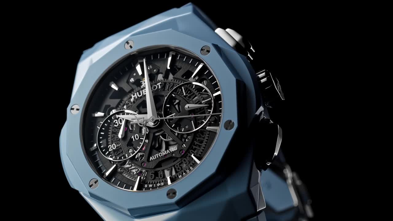 Hublot Classic Fusion Aerofusion Orlinski Sky Blue Ceramic