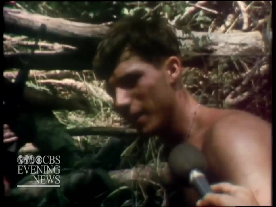 Vietnam War, 1970 CBS camera rolls as platoon comes under fire