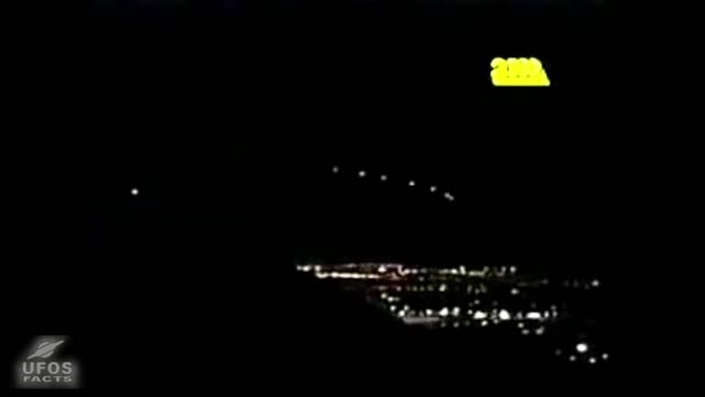 UFO Phoenix Lights - Original Footage Cleaned