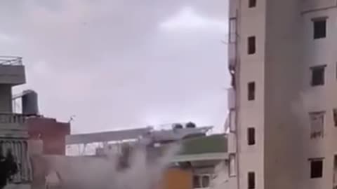 Meanwhile in the heart of Beirut, the IDF continues to level Hezbollah buildings